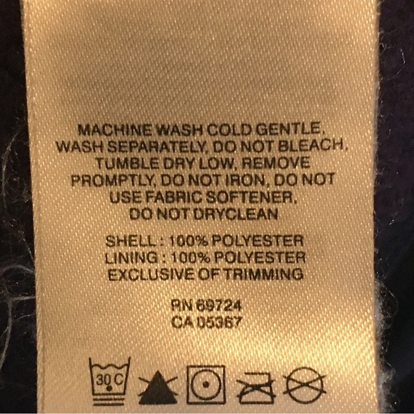 Columbia Pearl Plush II Purple South Carolina Palmetto Embroidered Jacket SZ M - Picture 8 of 8